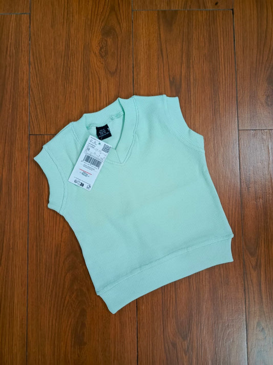 Light green sleeveless sweater