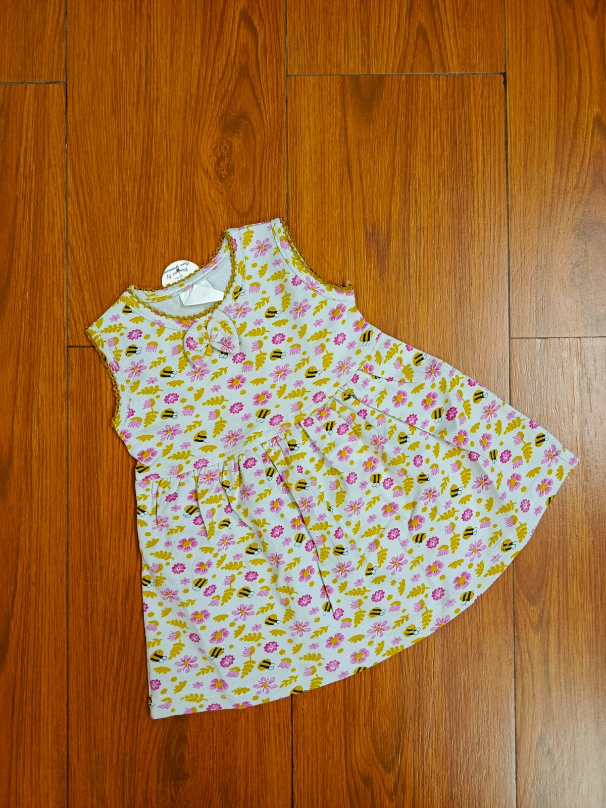 Yellow flower frock
