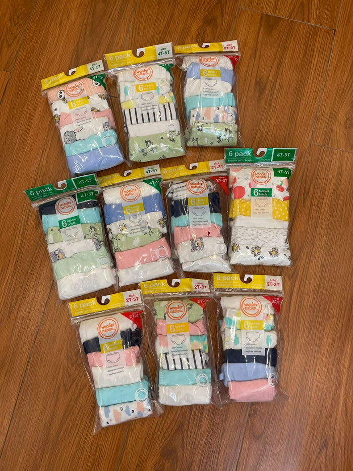 Wonder nation baby underwears pack of 6