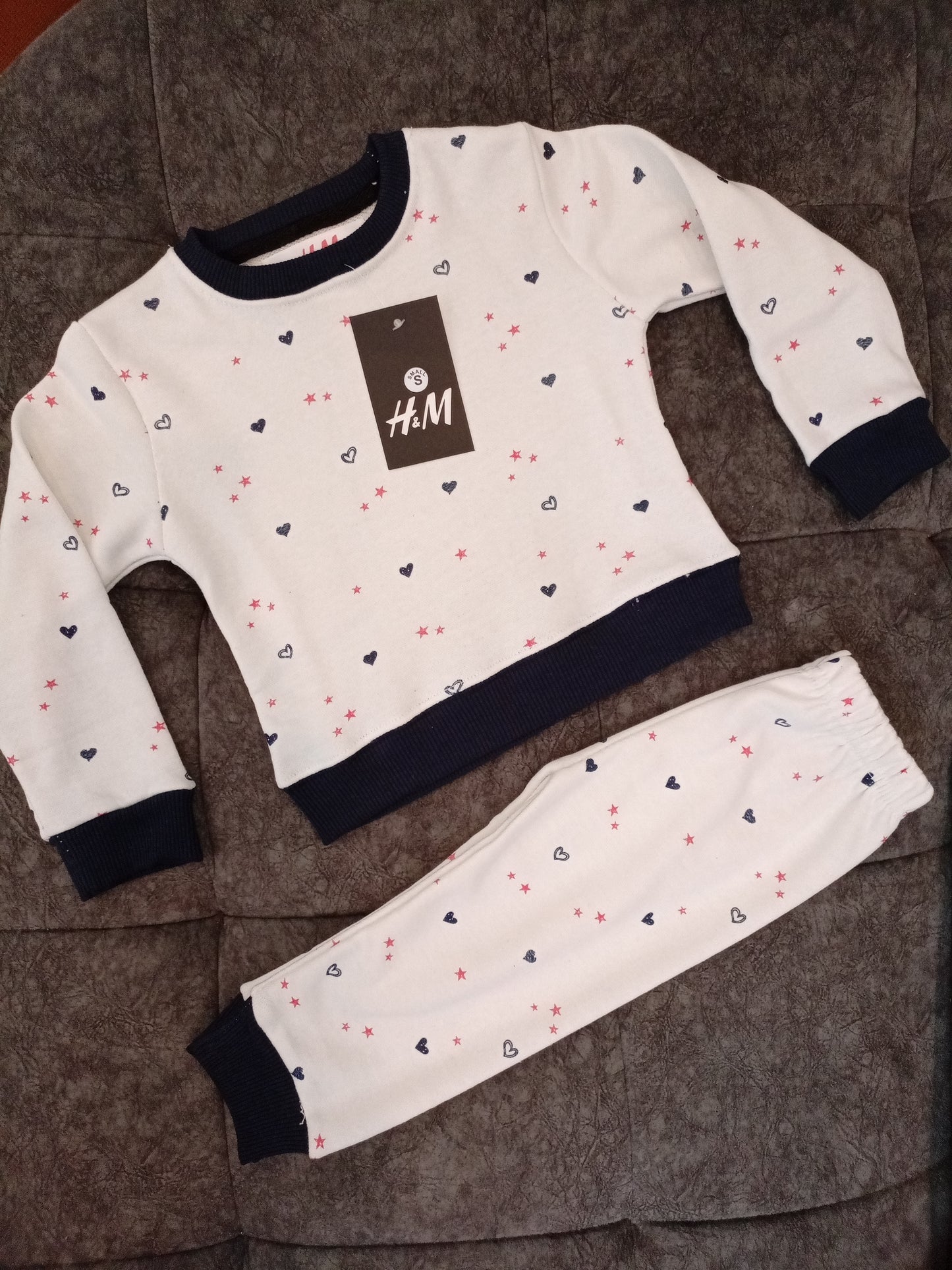 White heart tracksuit