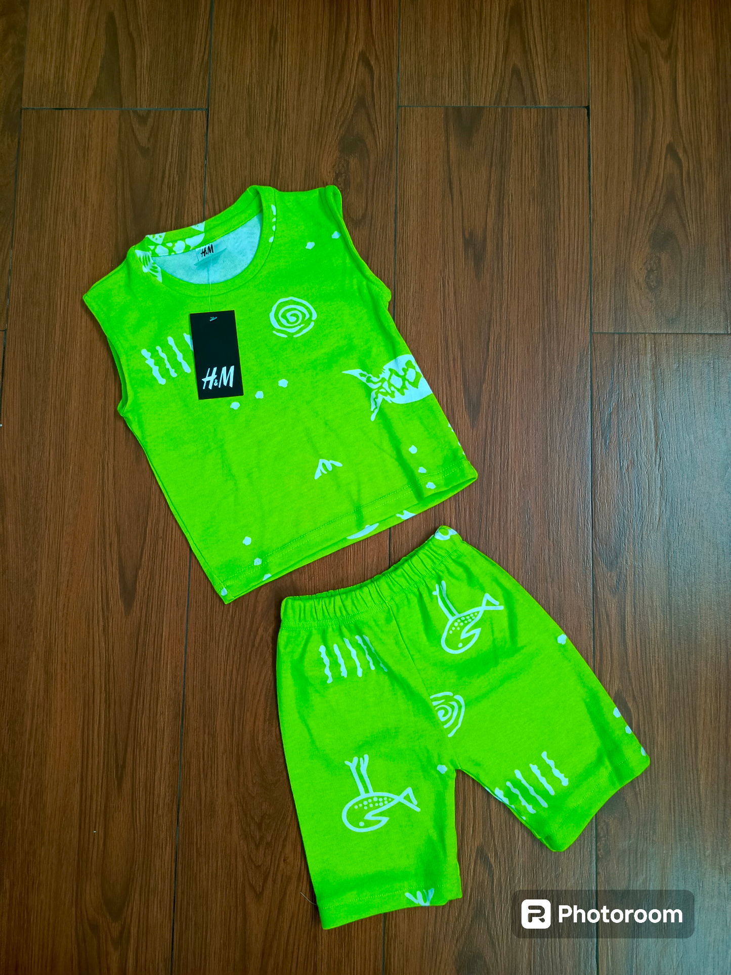 Neon kids sando suit