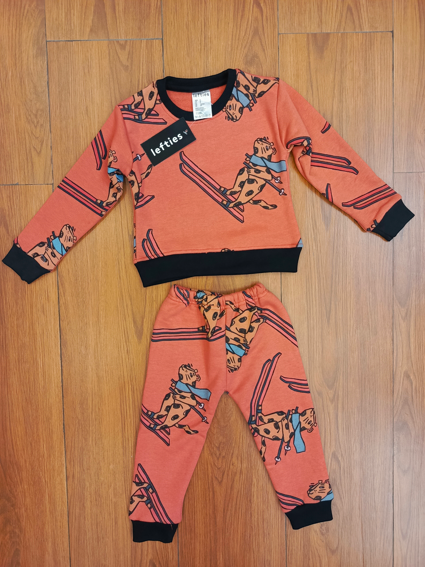 fleece skiing kids tracksuits