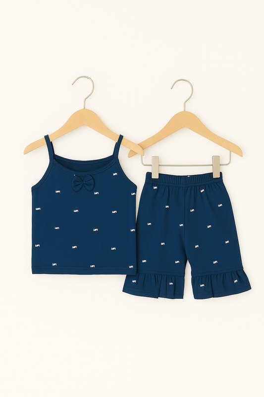 Navy blue lee baby tanktop suit