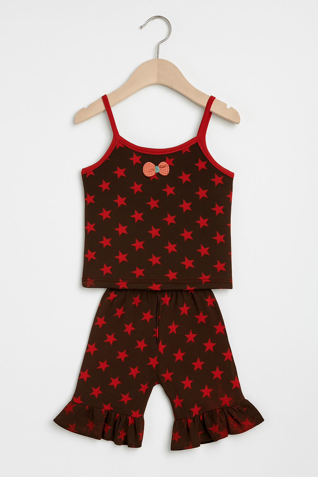 Red star tanktop suit