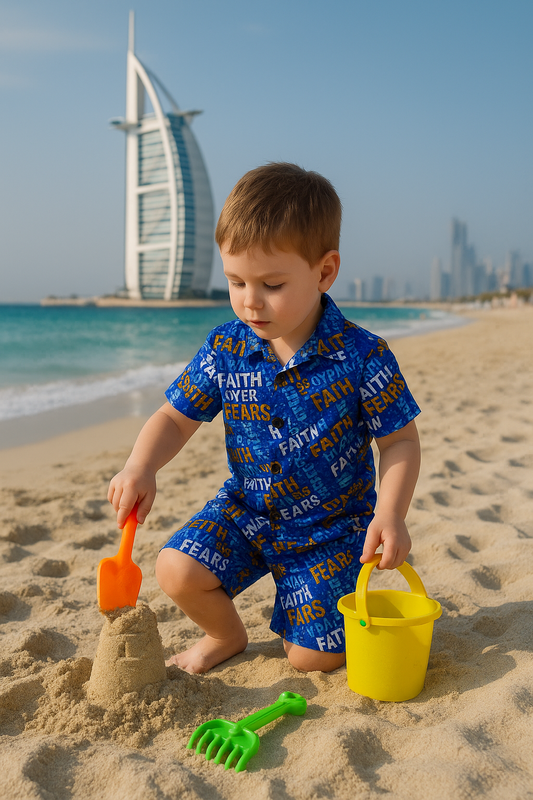 Faith royal blue linen suits