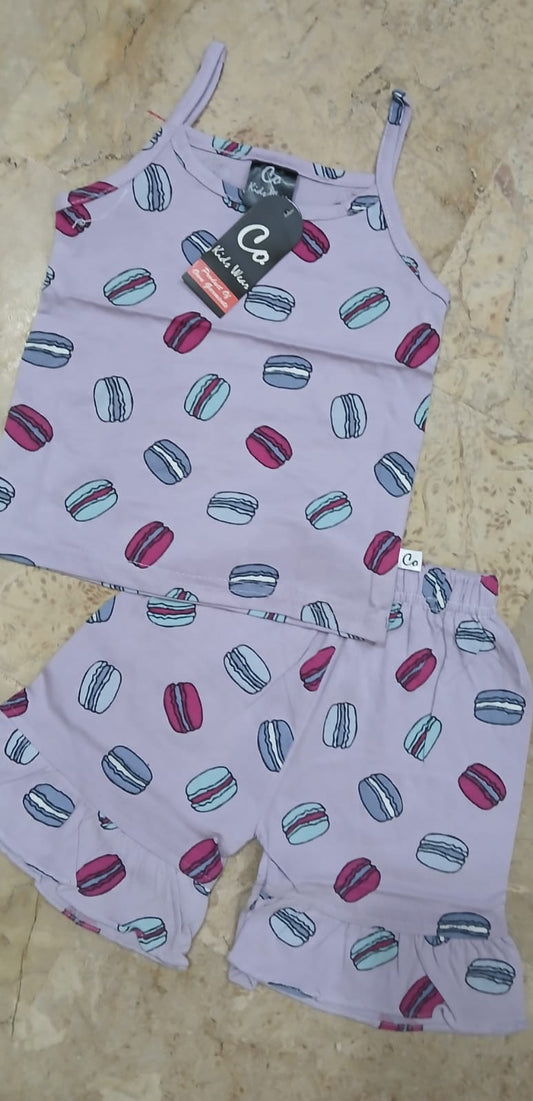 Burger print tanktop set