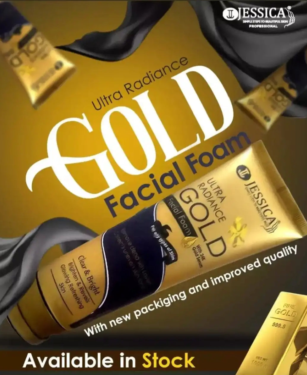 Ultra Gold Radience facial foam face wash