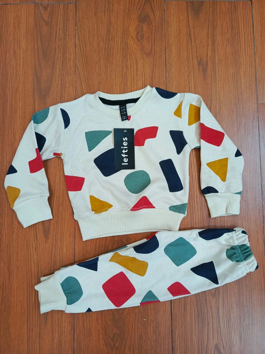 Shapes design kids track suit
