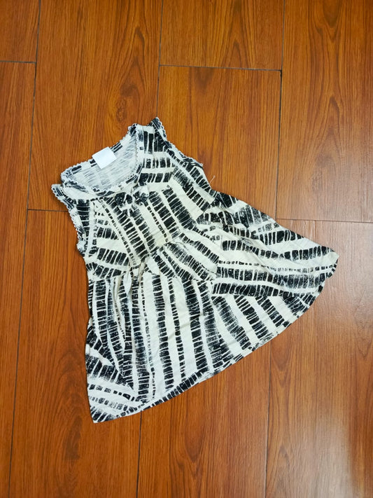 Black &cream jersey frock