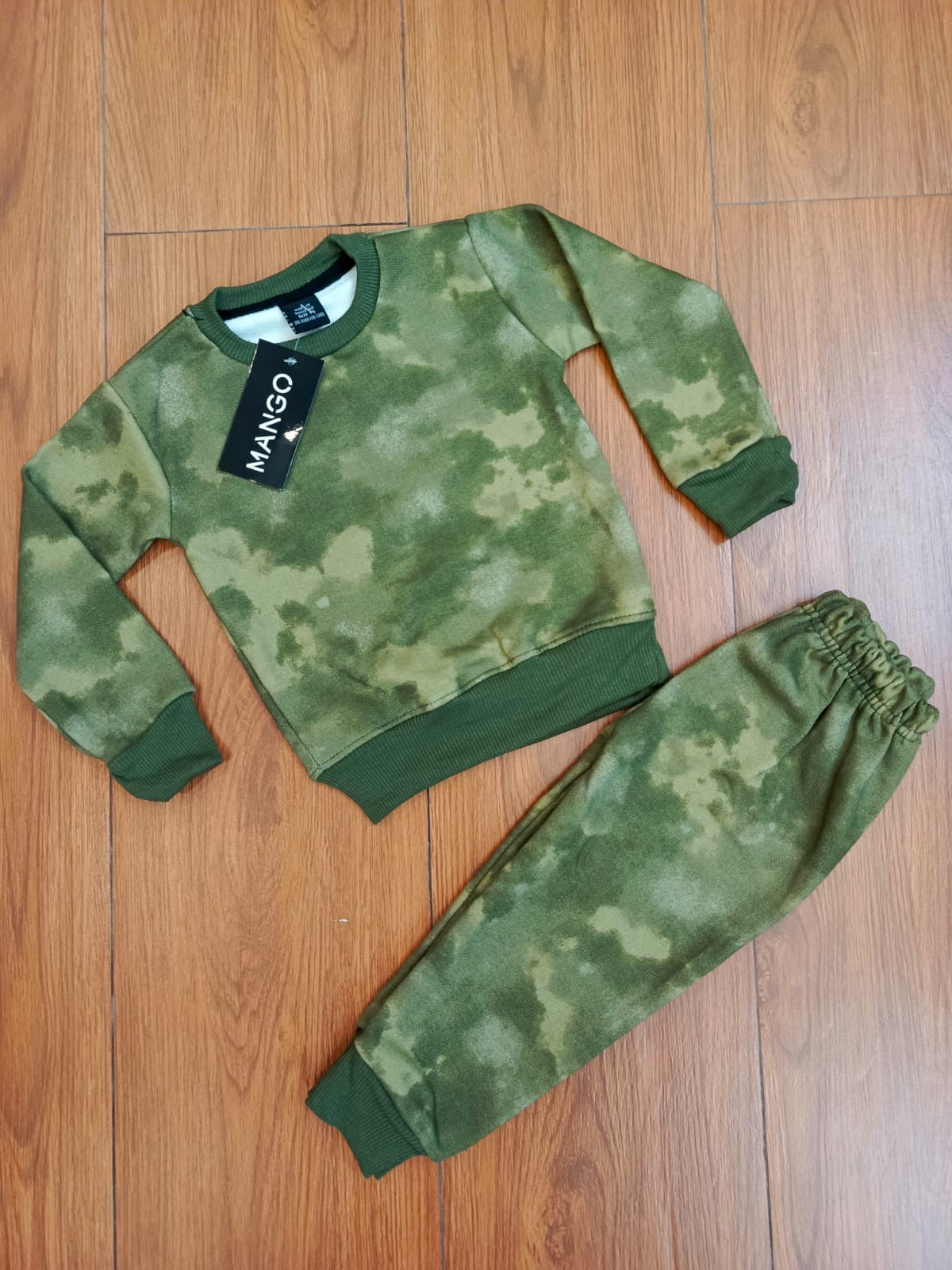 Green tye&dye kids tracksuit