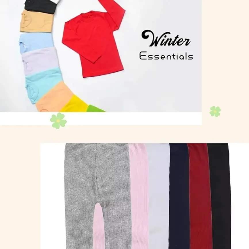 Kids Plain full sleeves suits winter