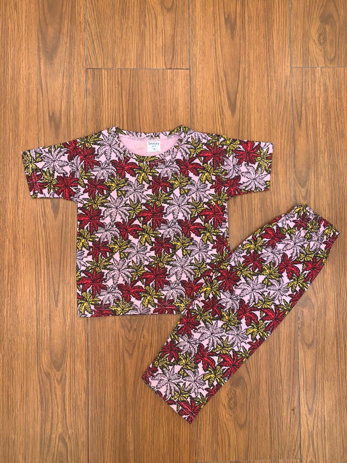 Floral printed suit