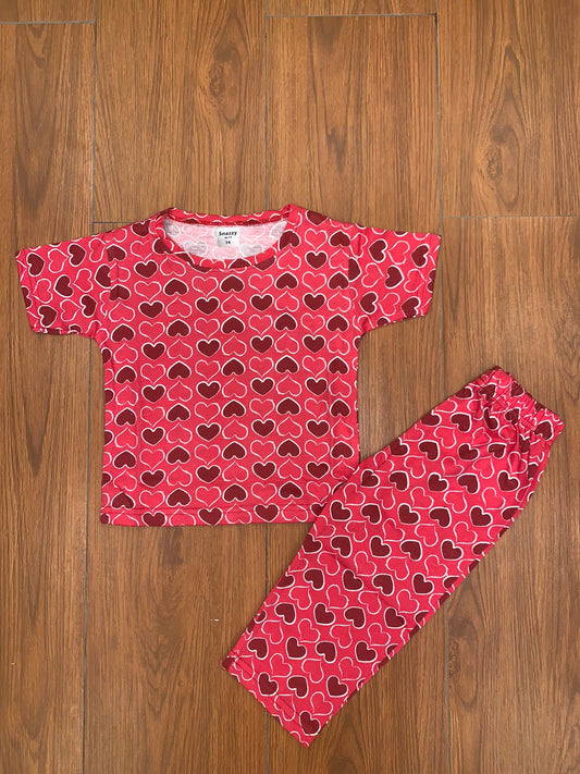 Red heart kids suit