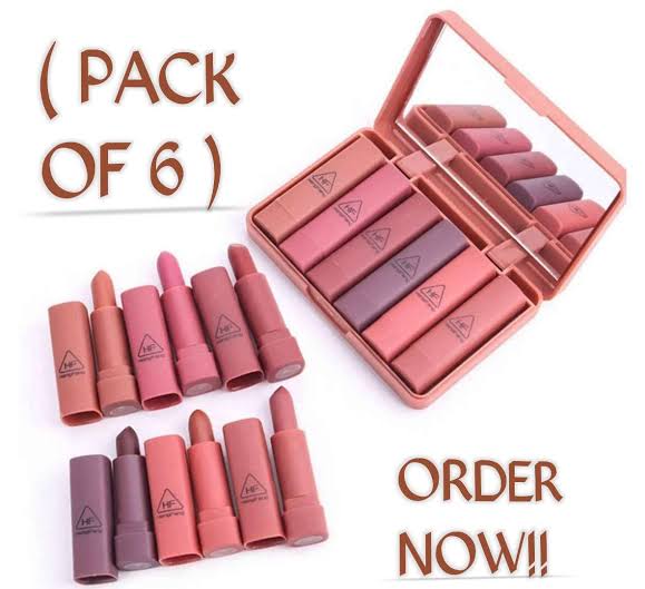 Lipstick nude set pack of 6