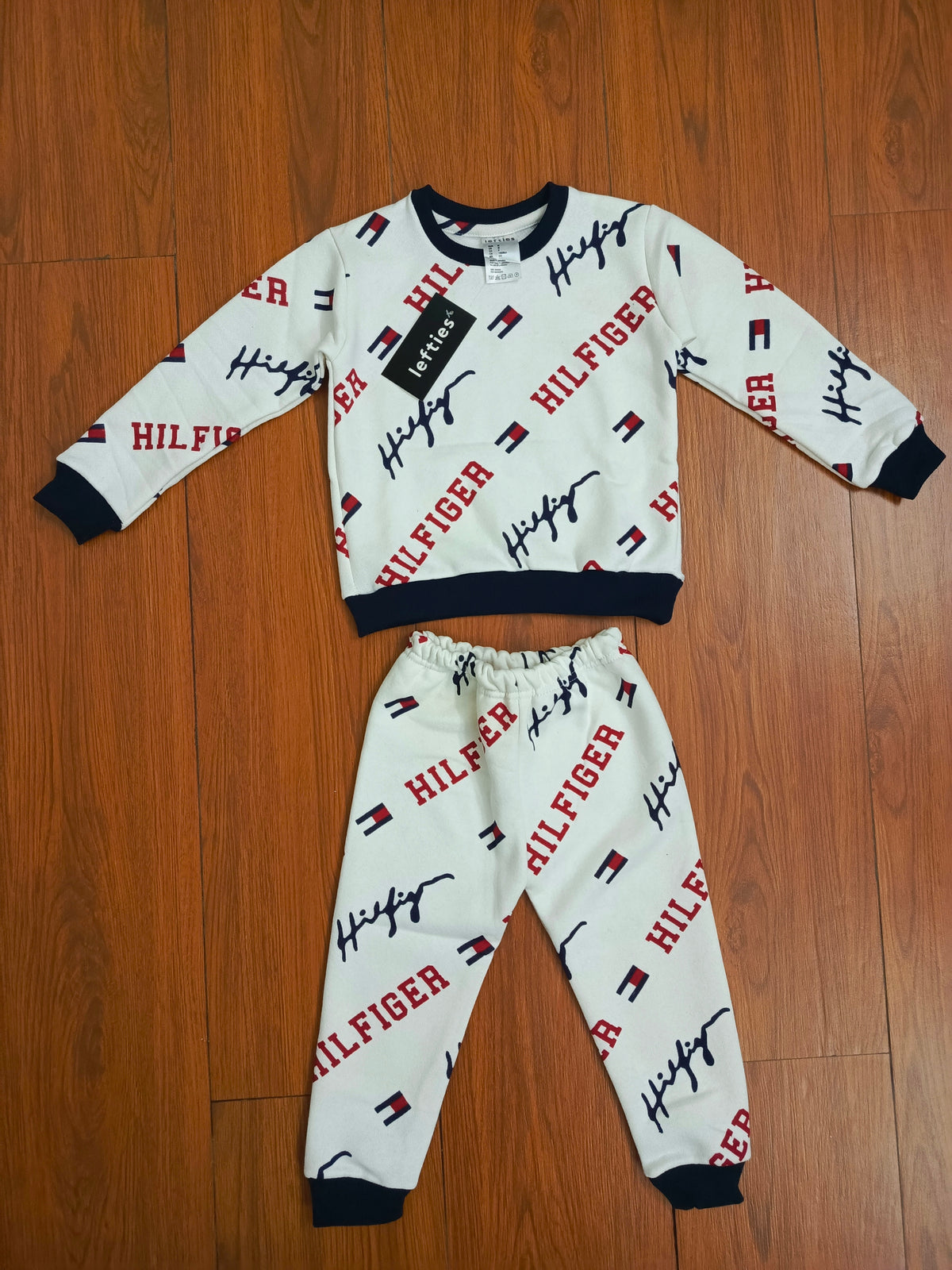 White Tommy Hilfiger tracksuit