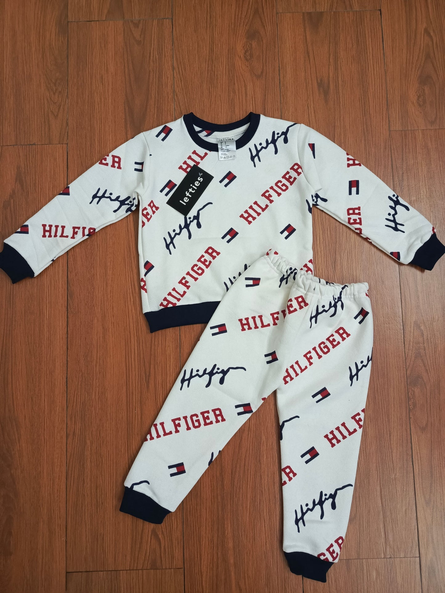 White Tommy Hilfiger tracksuit