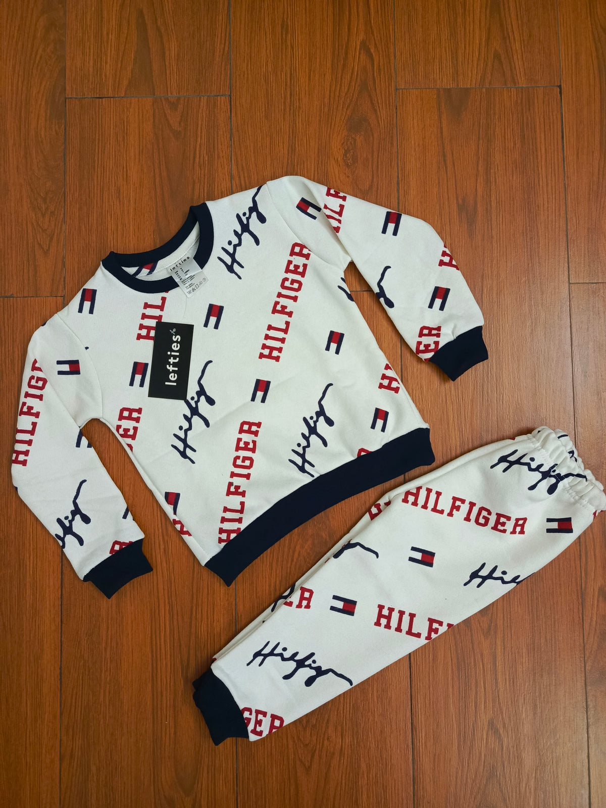 White Tommy Hilfiger tracksuit