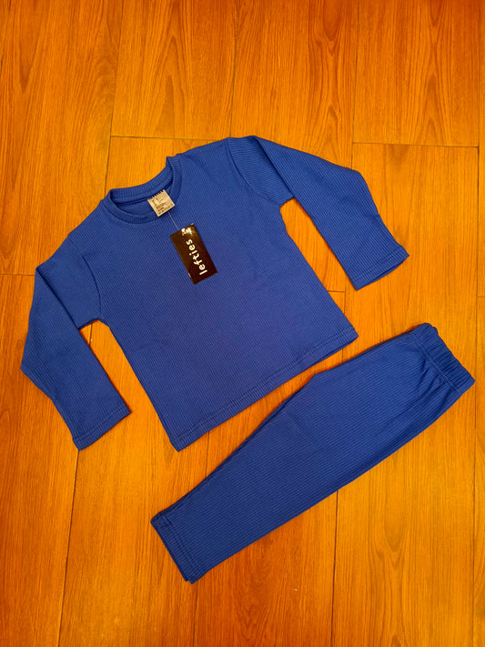 Royal blue co-ord set casual