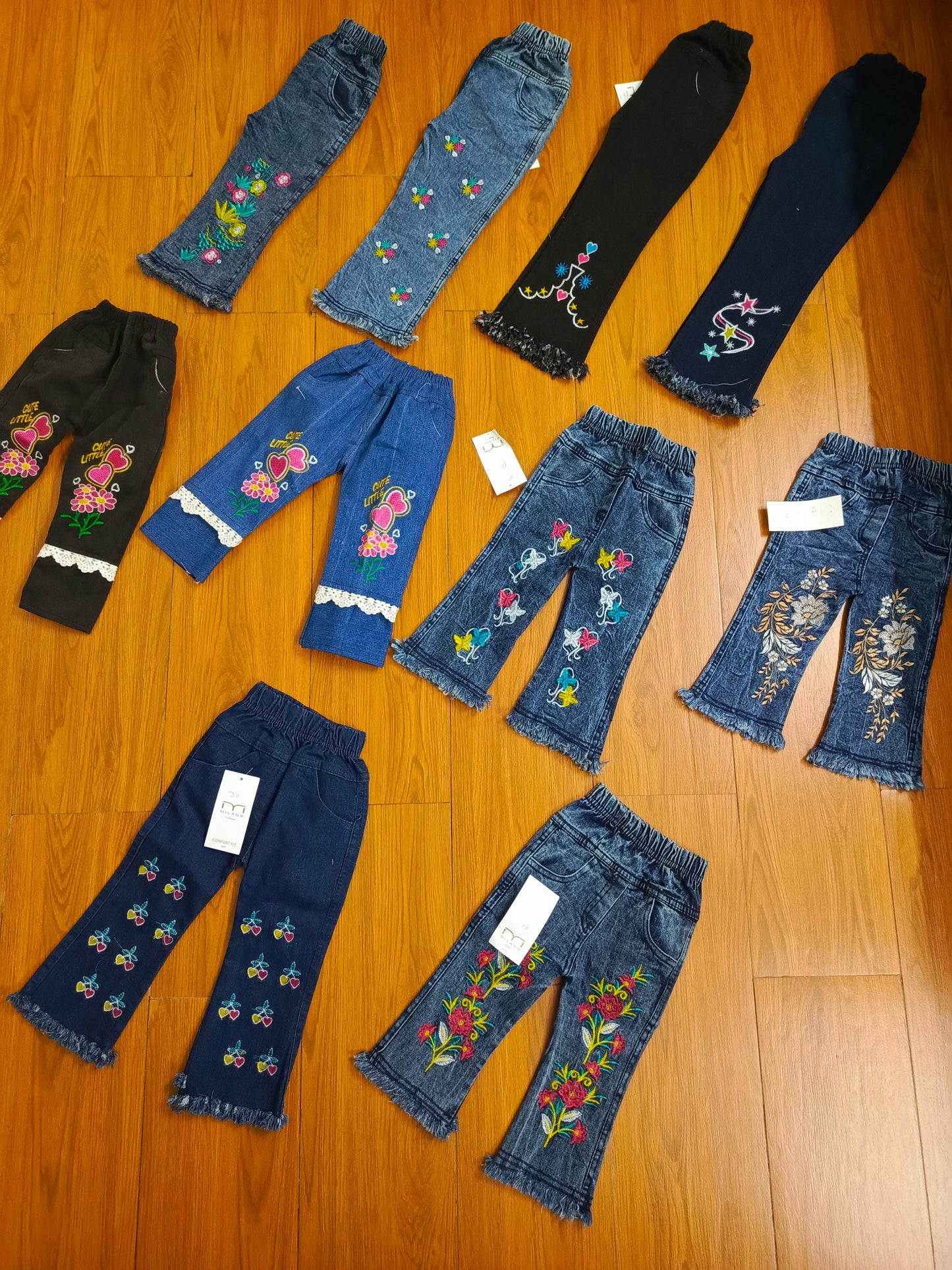 Pack of 3 jeans baby random colours