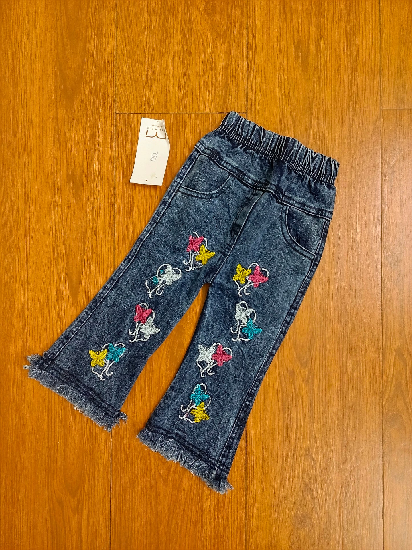 Butterfly denim jeans