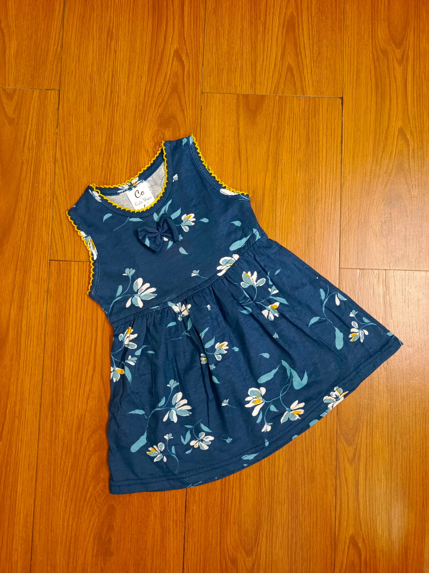 Aqua floral frock