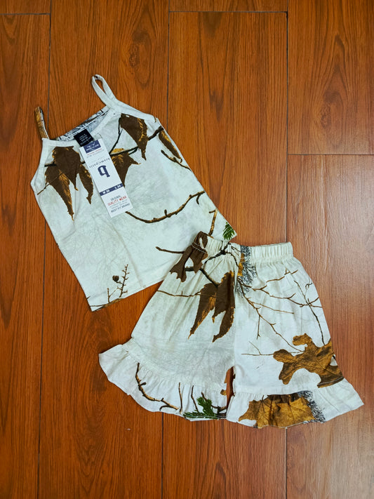 Jungle print baby tanktop suits