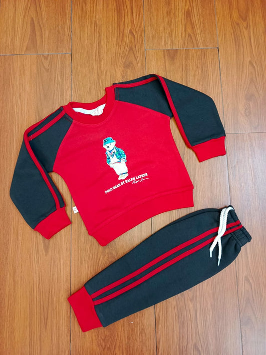 Polo red  fleece track suit
