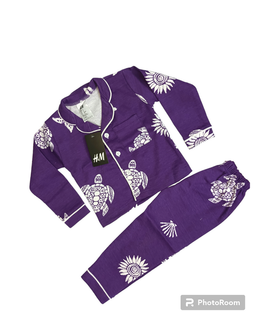 Purple tortoise PJ's kids