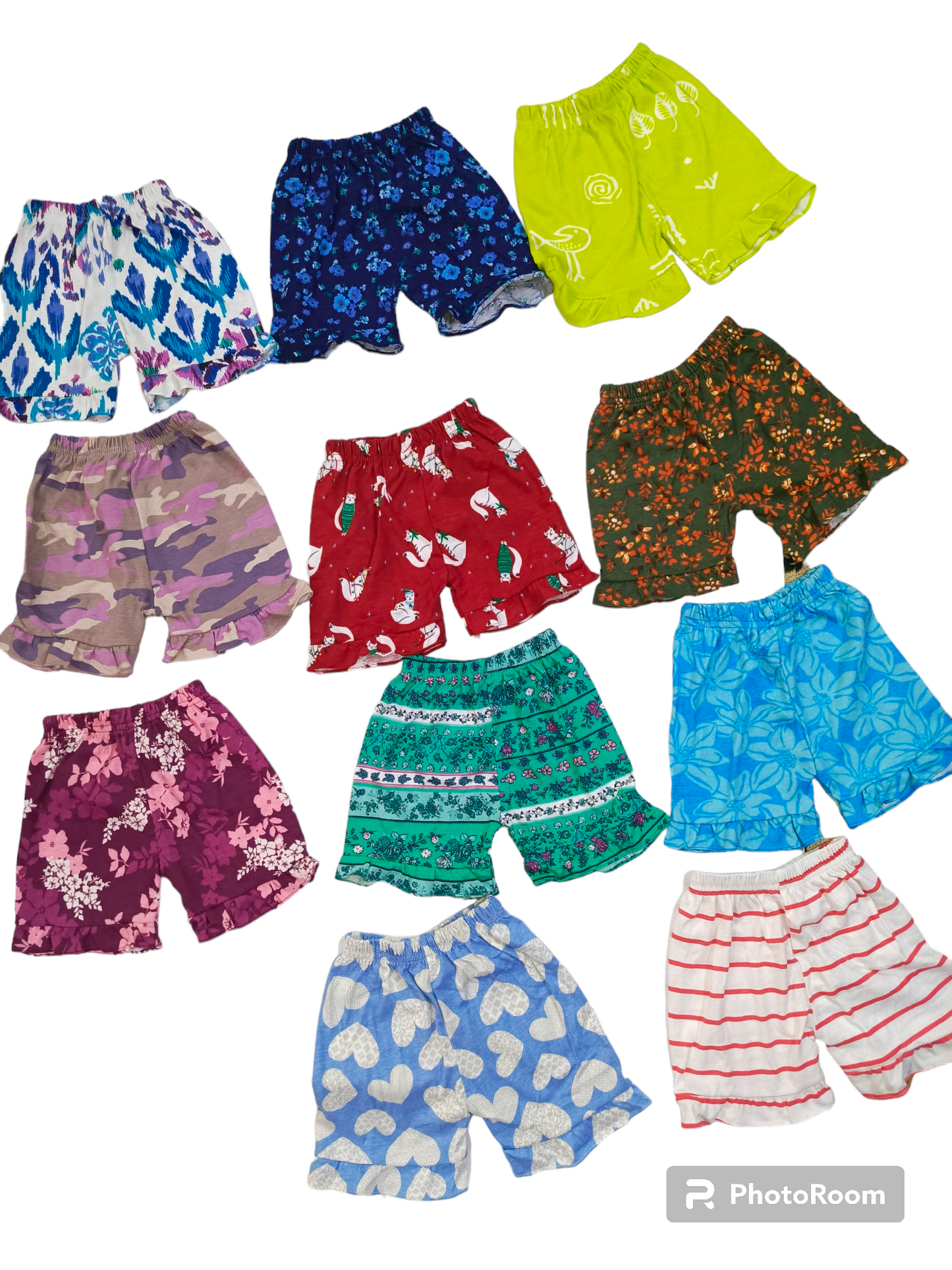 Soft jersy cotton shorts pack of 4 random