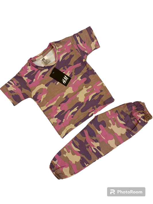 Purple camo summer suit