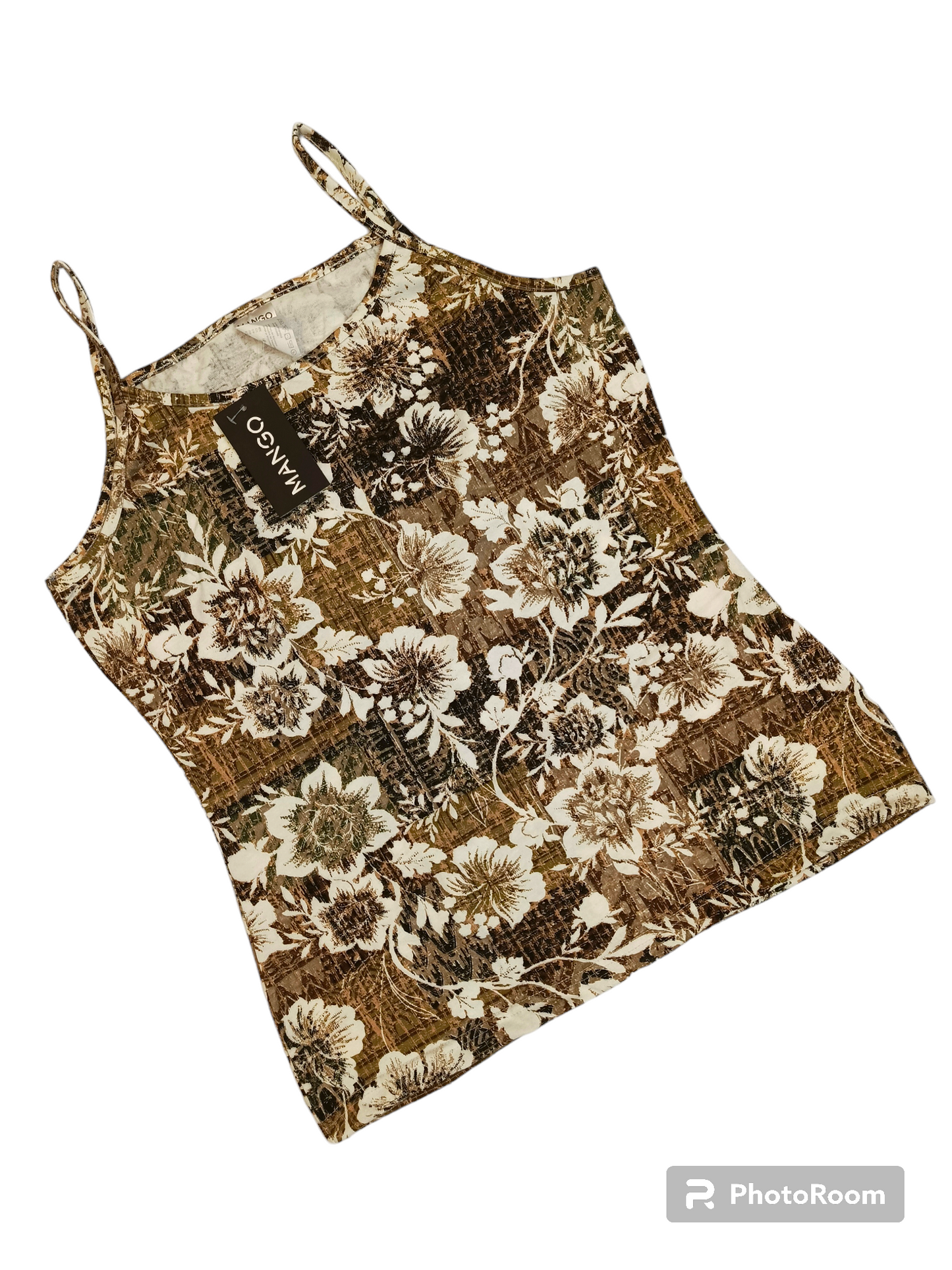 Brown floral tanktop ladies