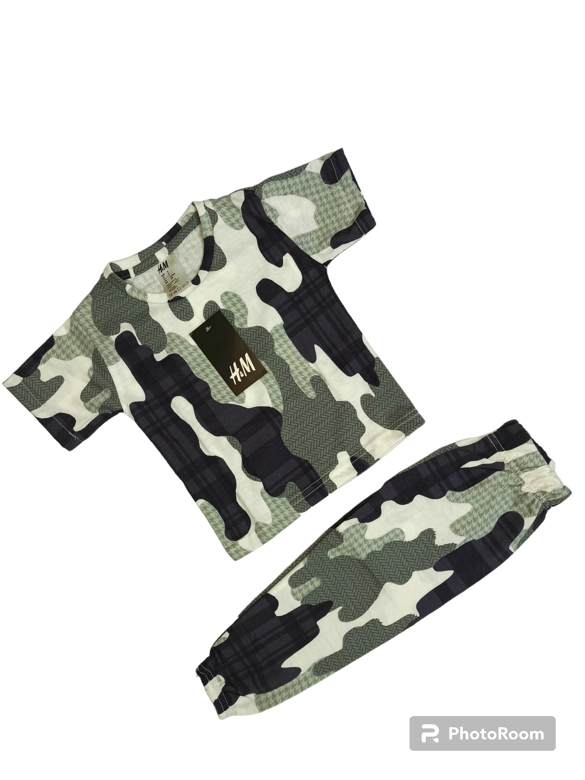 Mid camo half sleeves suit