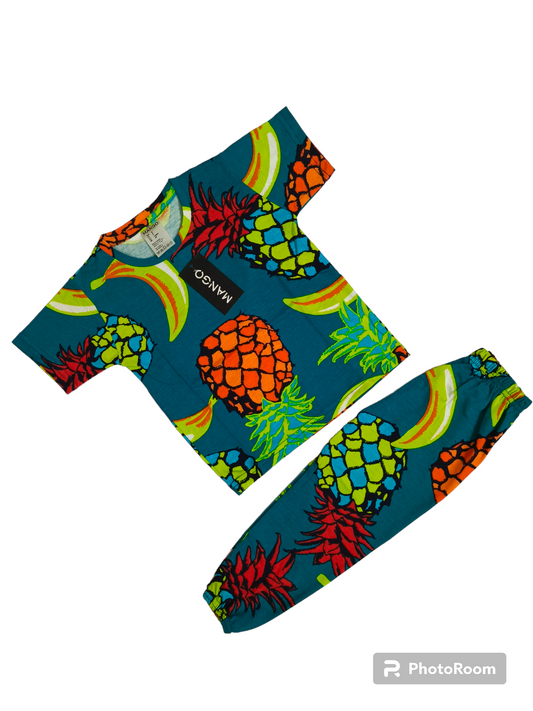 Fruit punch half sleeves suit