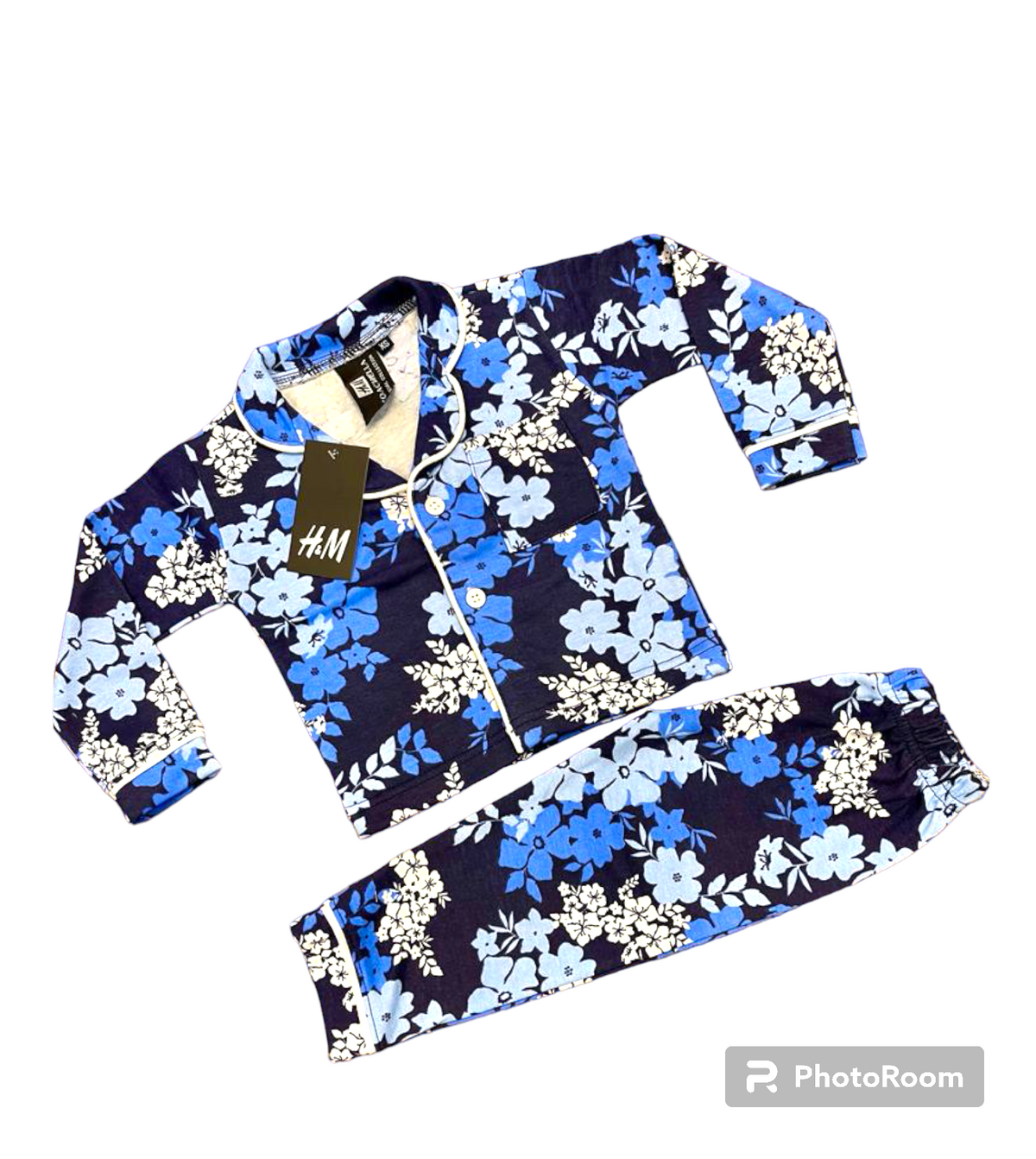 Blue floral multi pj's