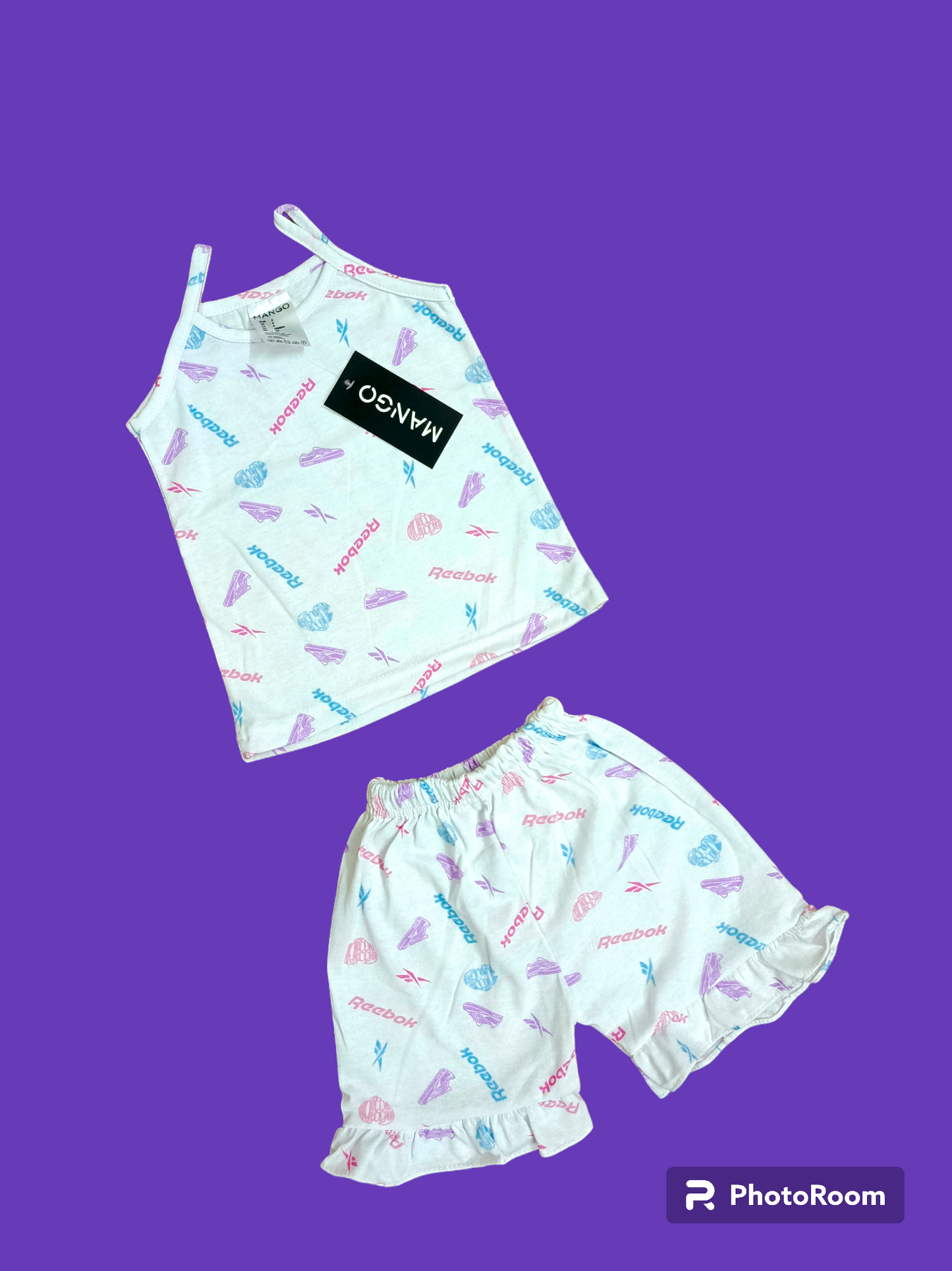 Multi reebok tanktop set