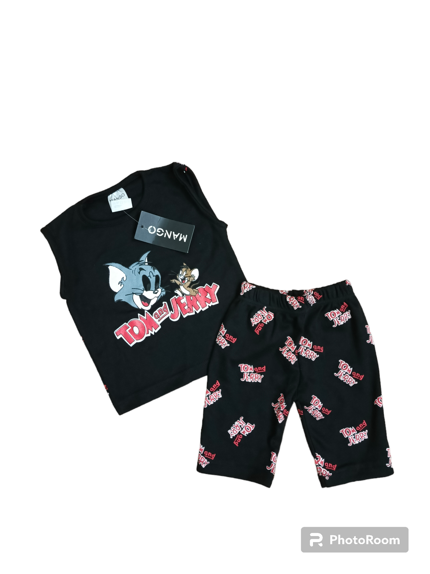 Black tom&jerry sando suit