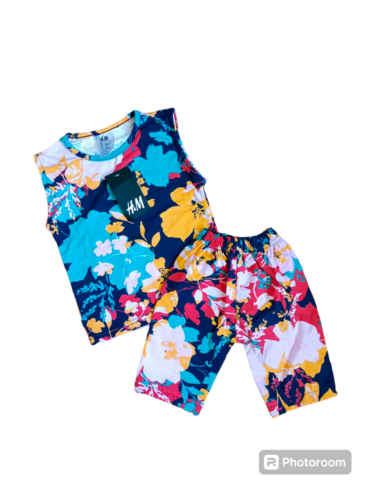 Multi mix flower sandosuit