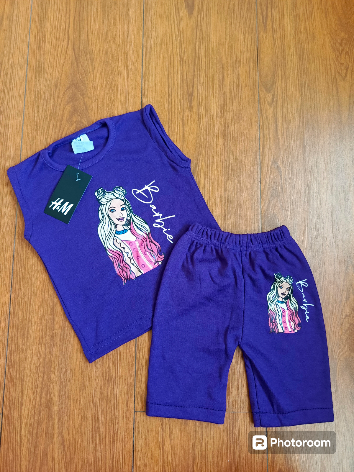 Purple barbie girl sando suit