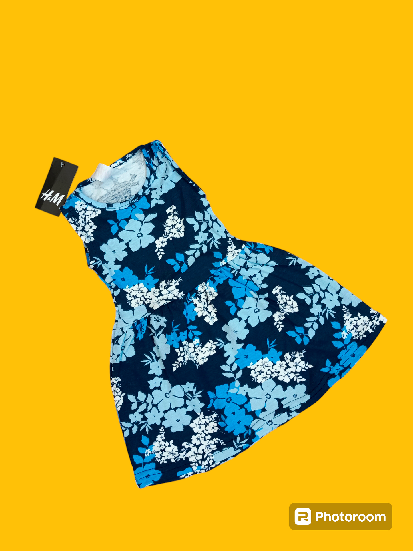 Blueish floral frock