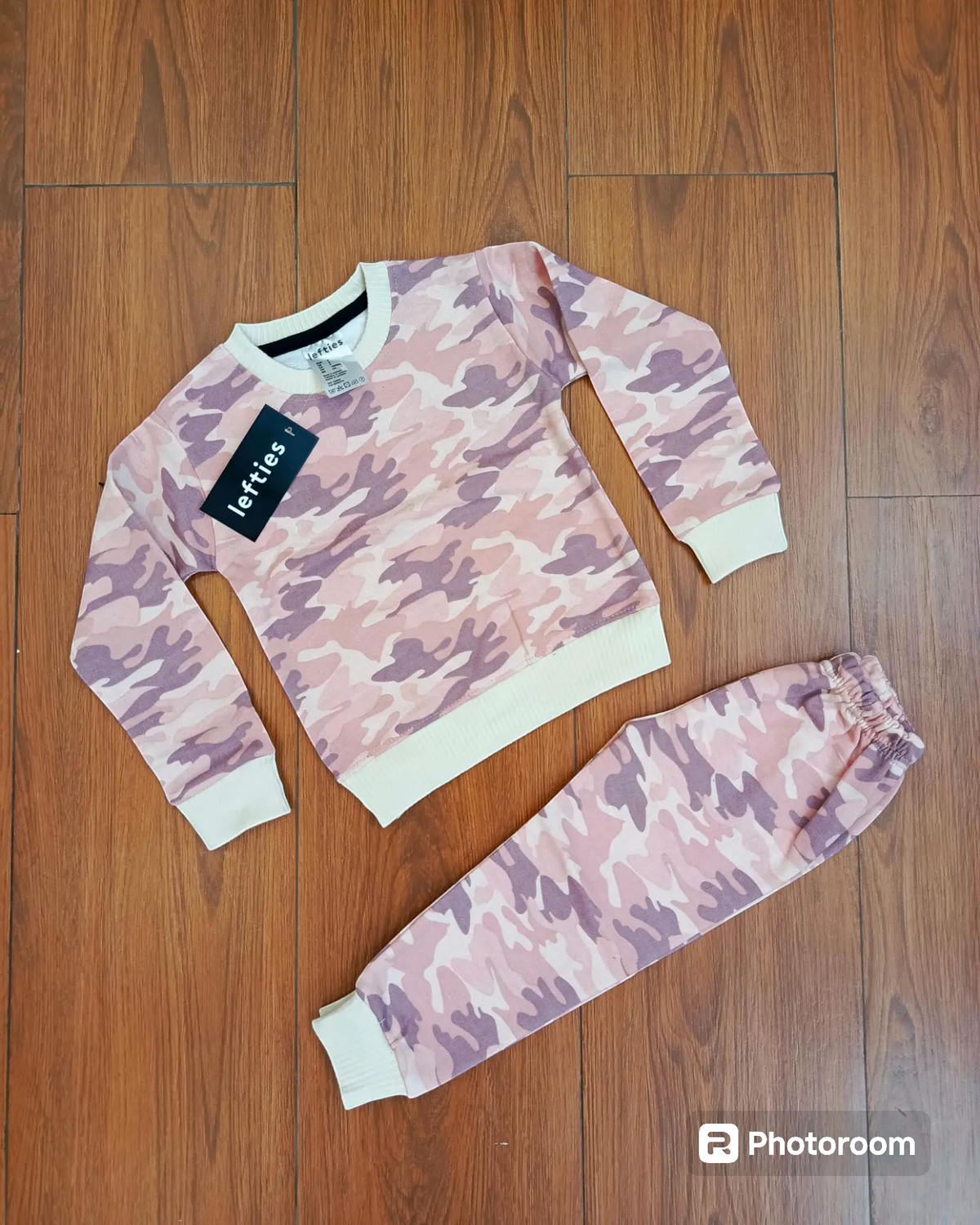 Peach camo tracksuit