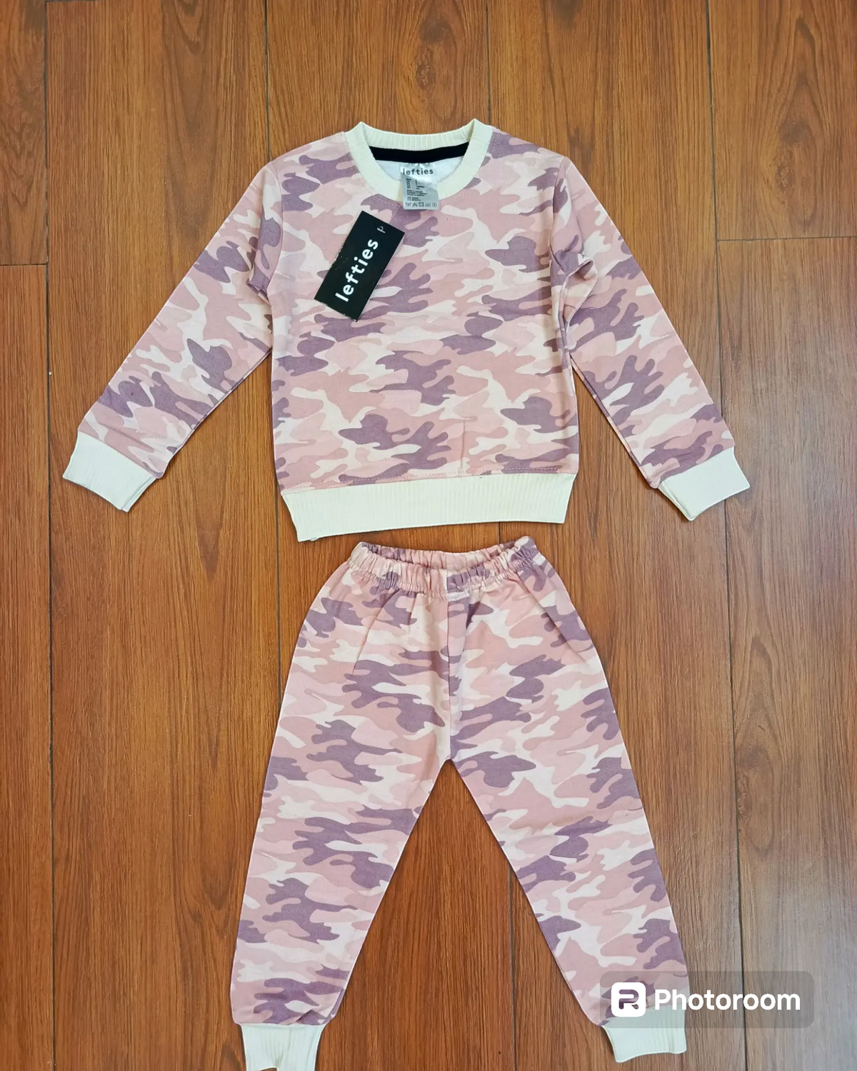 Peach camo tracksuit