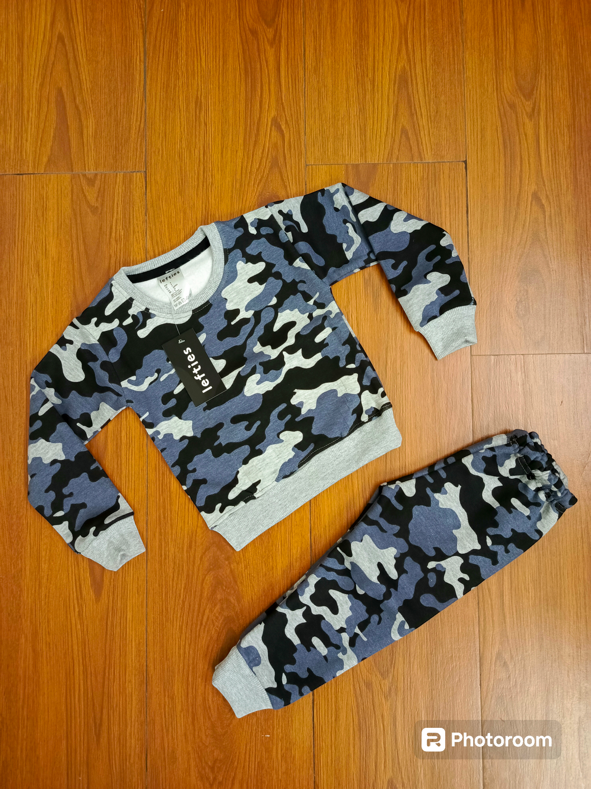 Grey camo tracksuits