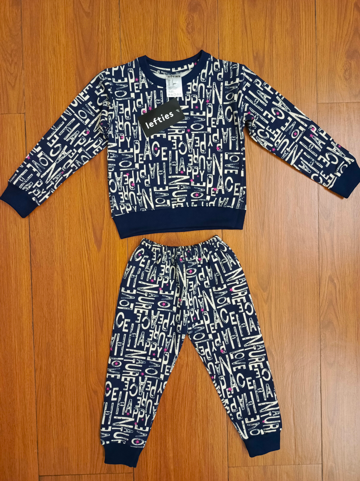 Peace navyblue kids tracksuits