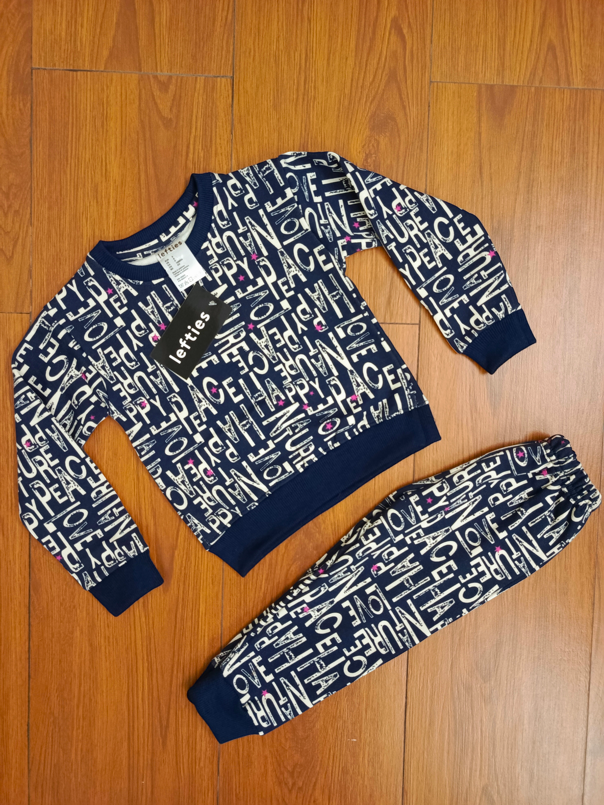 Peace navyblue kids tracksuits