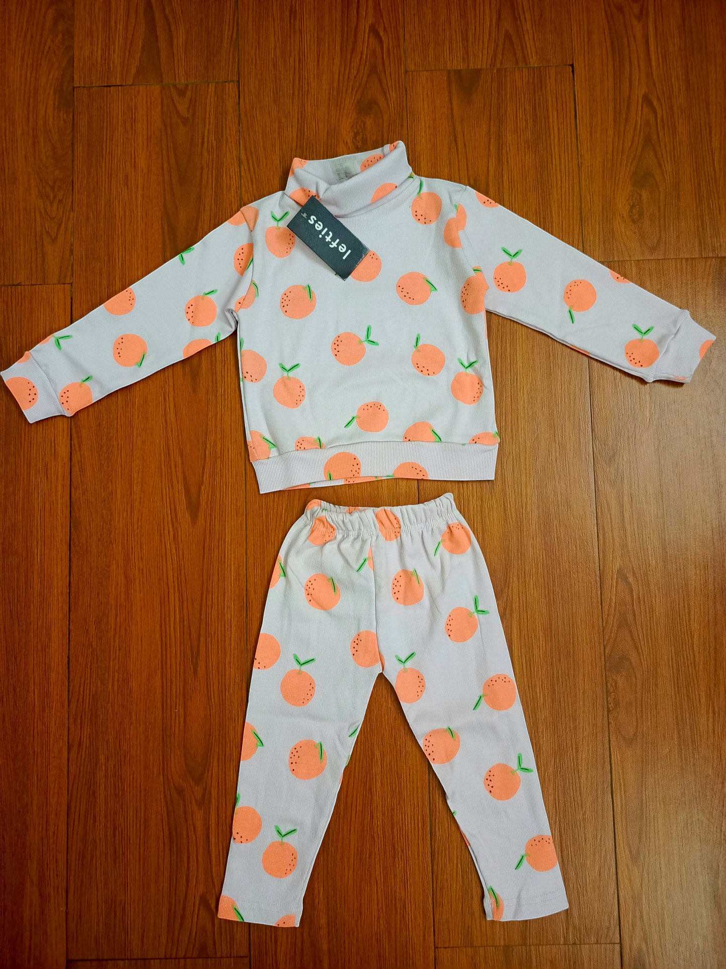 Orange hineck tracksuit