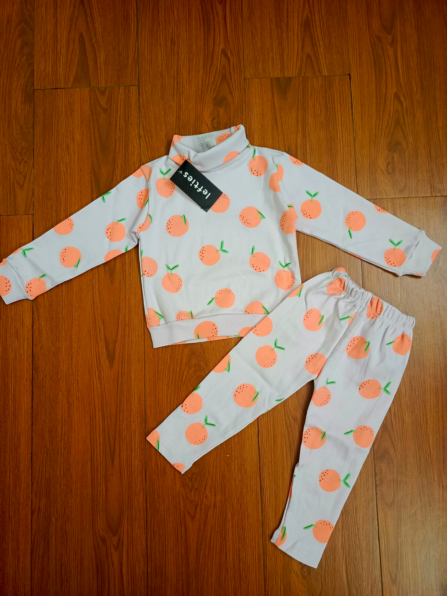 Orange hineck tracksuit