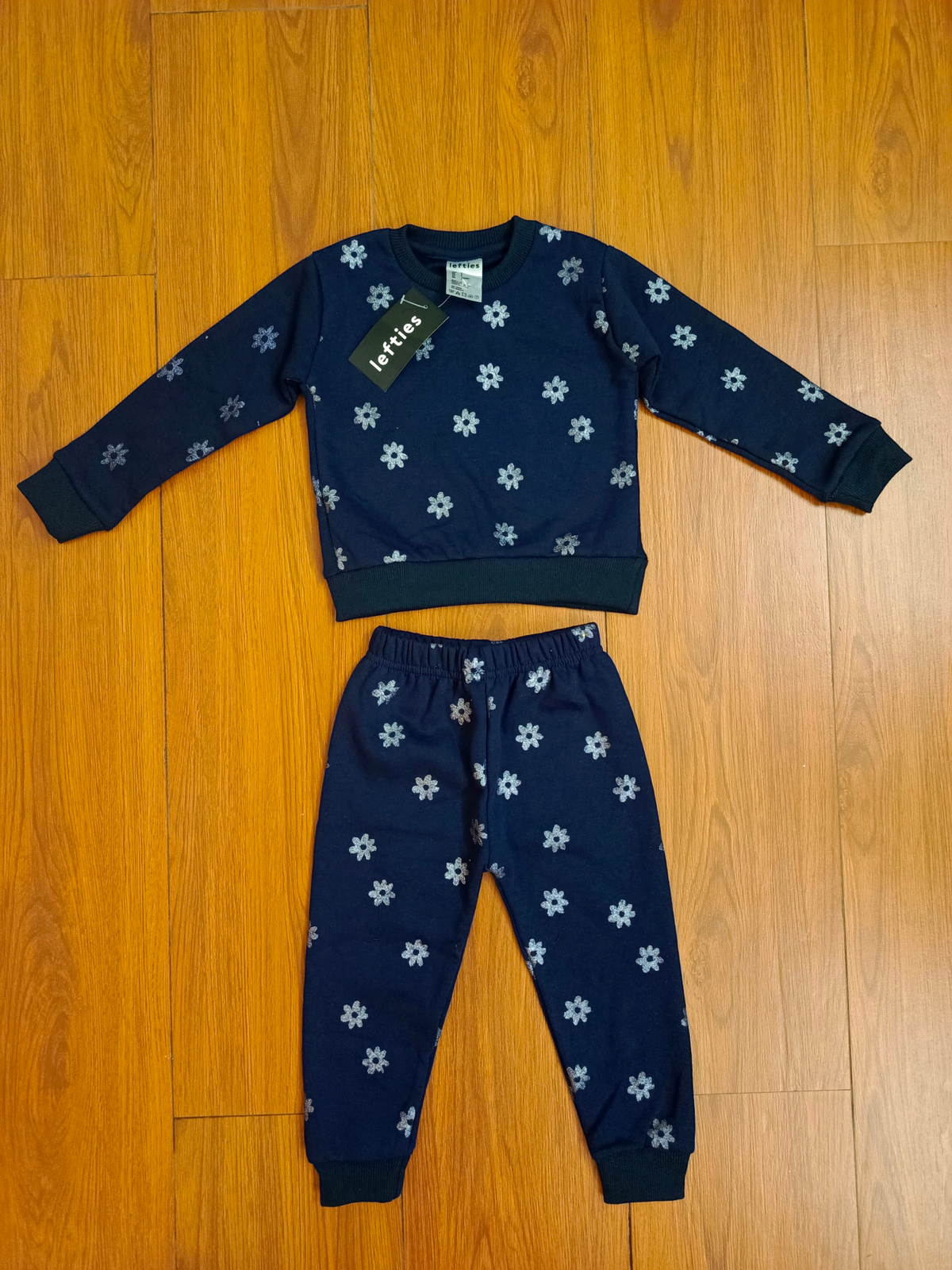 Blue glitter baby tracksuit