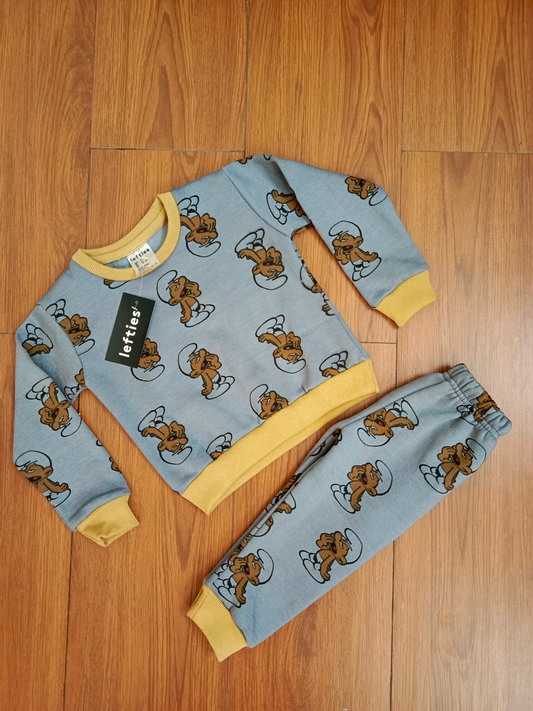 Grey scooby fleece tracksuit