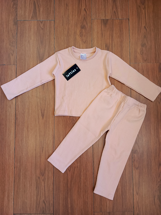 Peach casual co-ord kids