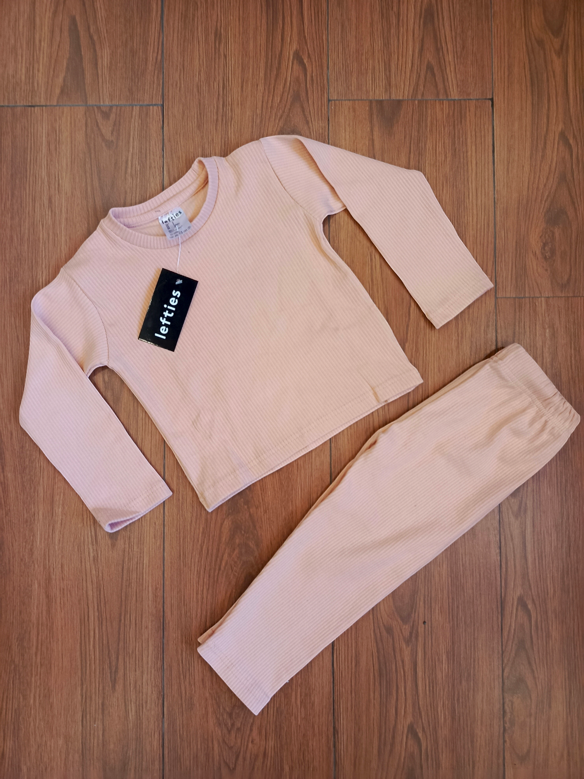 Peach thermal kids tracksuits